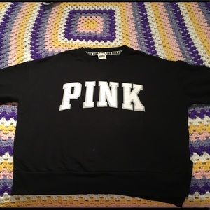 Long sleeve PINK crew neck
